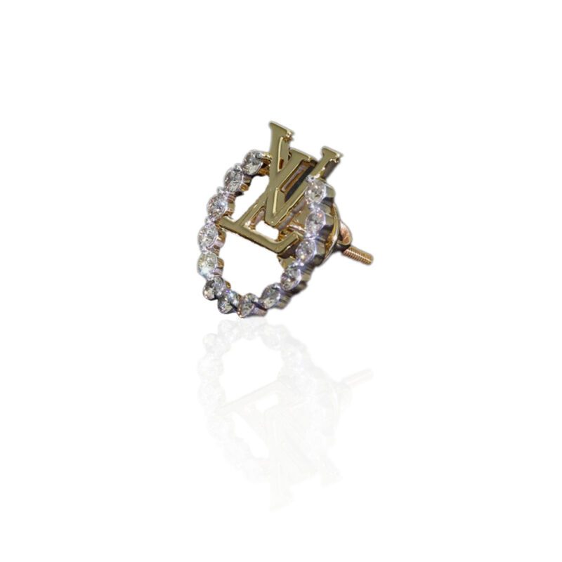 LV Loop Diamond Stud Earring2