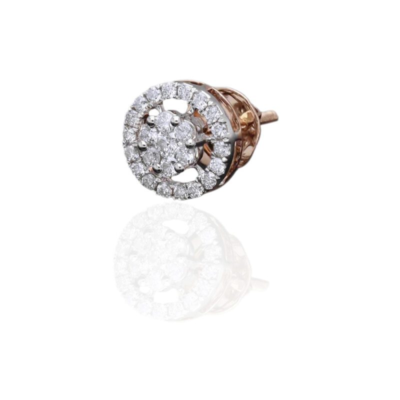 Radiant Round Diamond Earring2 Radiant Round Diamond Earring2