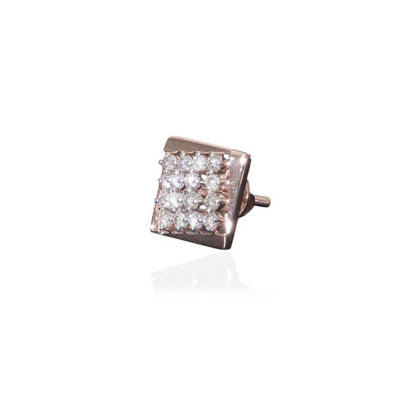 Square Delight Diamond Earring2