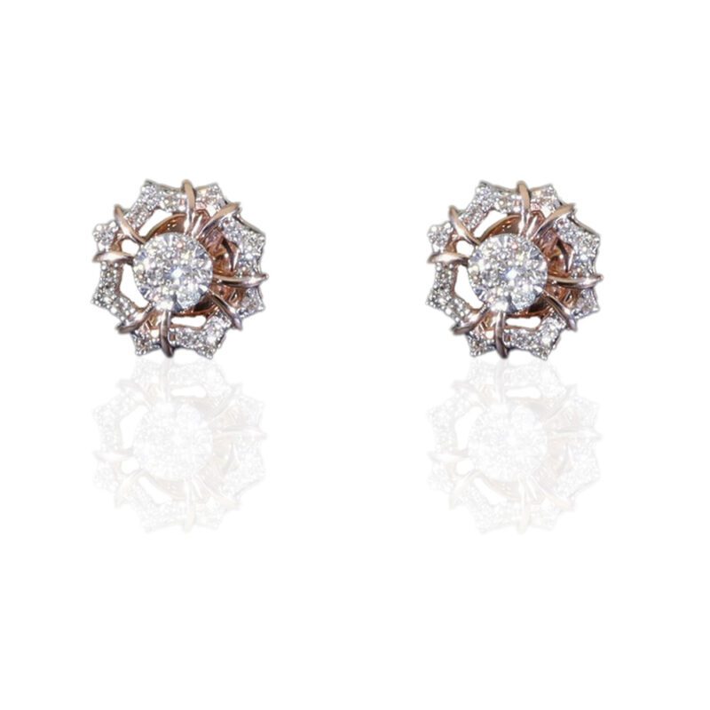 Stellar Round Diamond Earring2 Stellar Round Diamond Earring2
