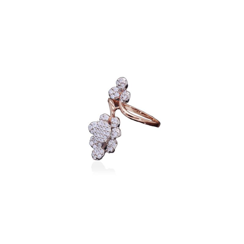 Vine and Petal Diamond Ring2