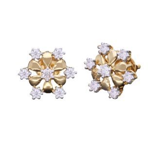 Elegant Loop Diamond Earring