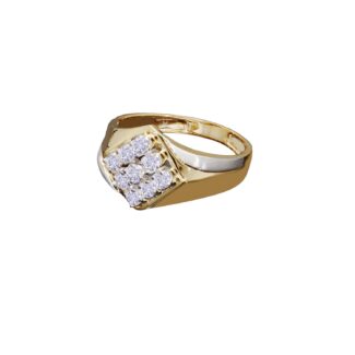Lacy Diamond Gents Ring
